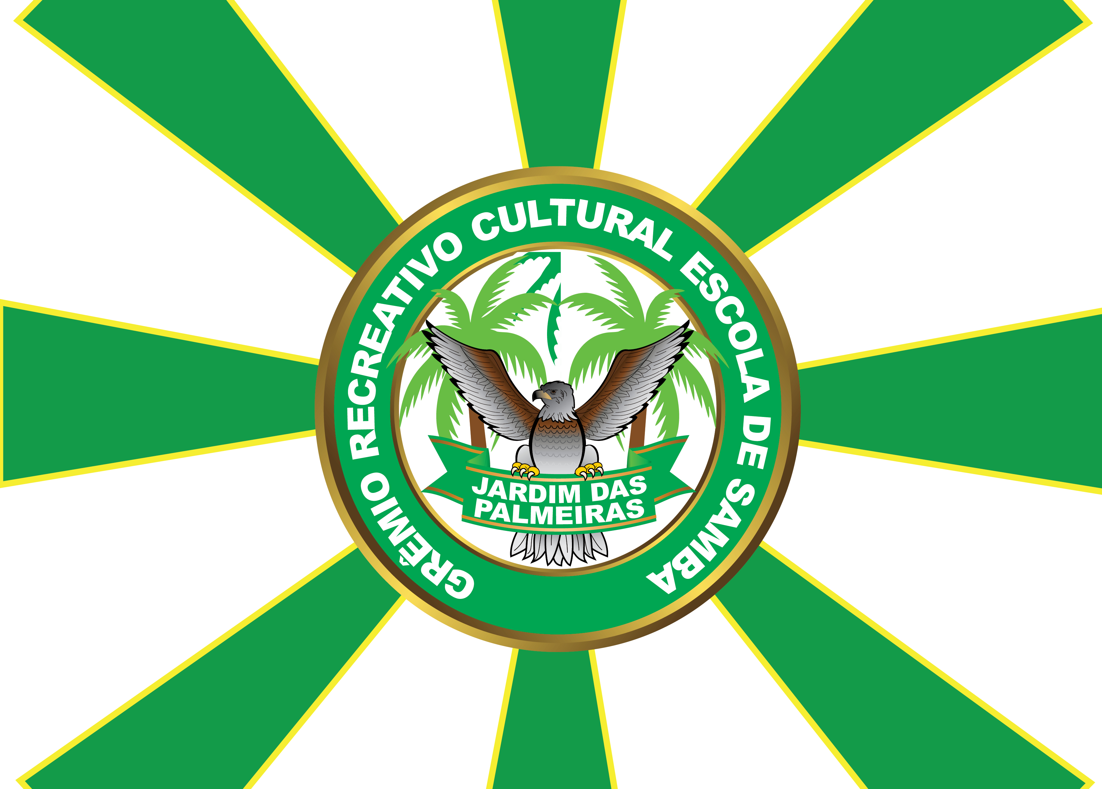 Bandeira da escola Jardim das Palmeiras